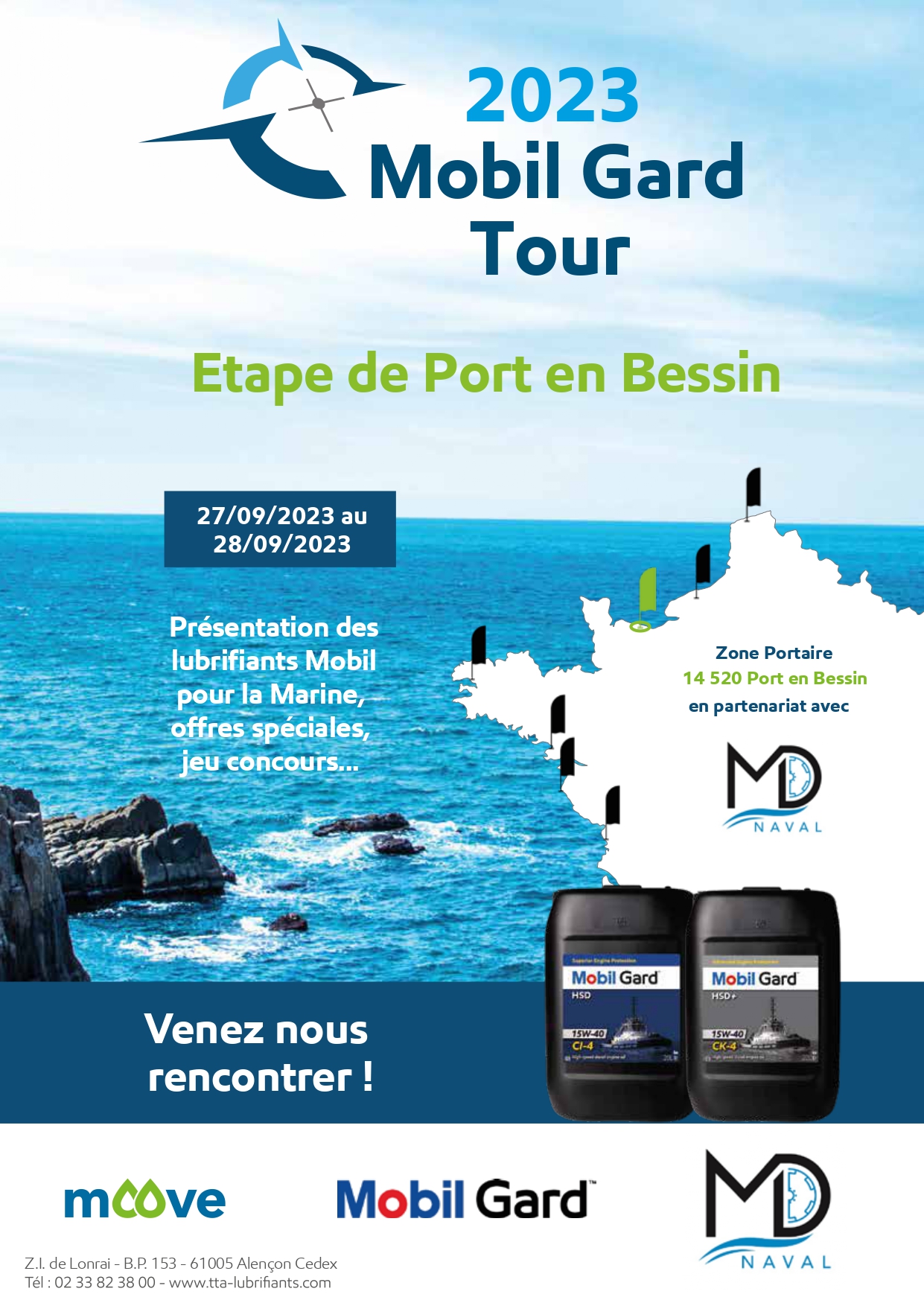 Mobil Gard Tour - Etape de Port en Bessin MD NAVAL